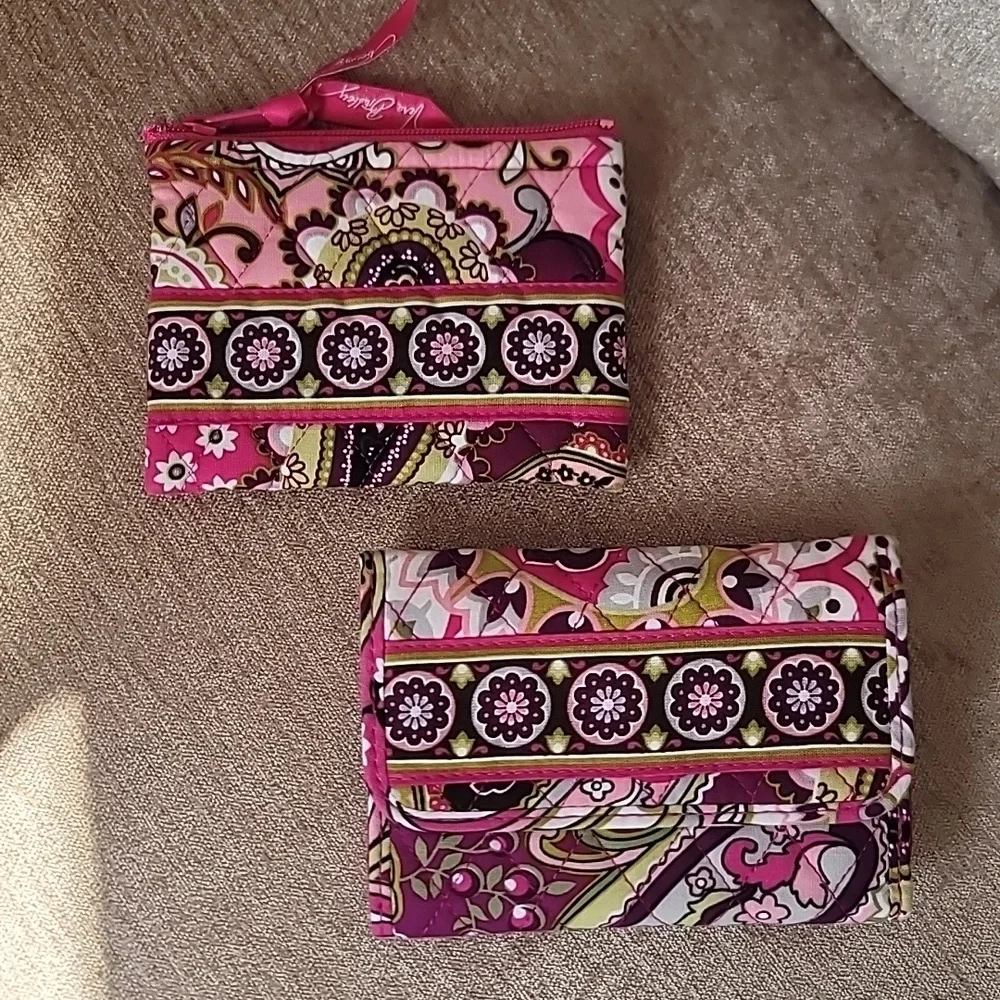VERA BRADLEY Very Berry Paisely 4 Piece Set *PM* - Picture 7 of 12